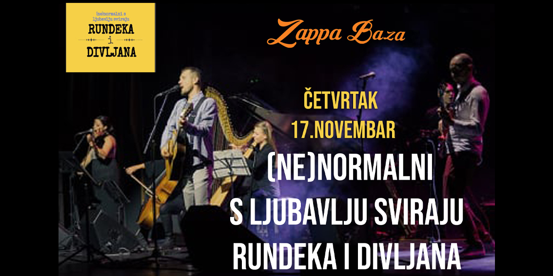 (Ne)normalni s ljubavlju sviraju Rundeka i Divljana 17.11.2022. Zappa Baza