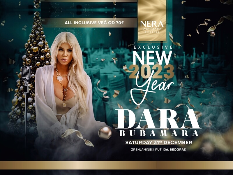Dara Bubamara u novoj godini u Restoranu NERA!