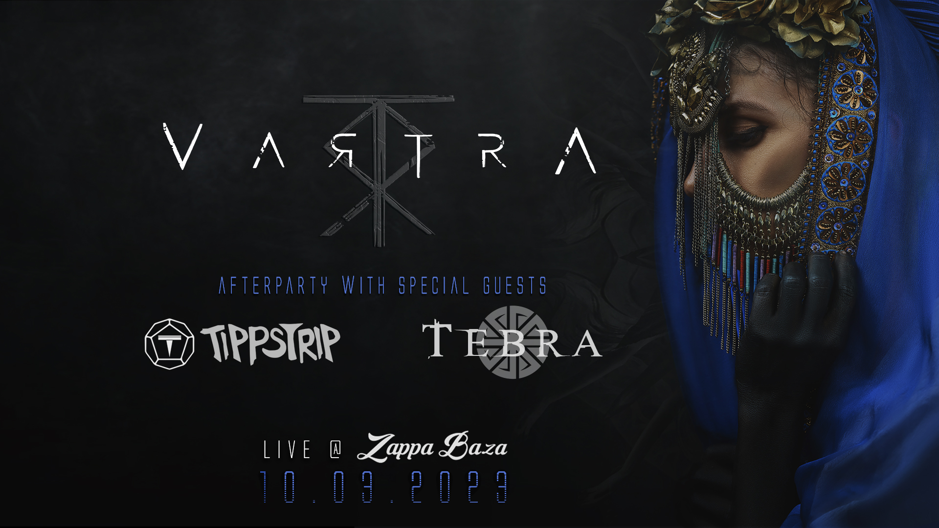 Vartra / Tebra / TippStrip Live 10.03.2023. Zappa Baza