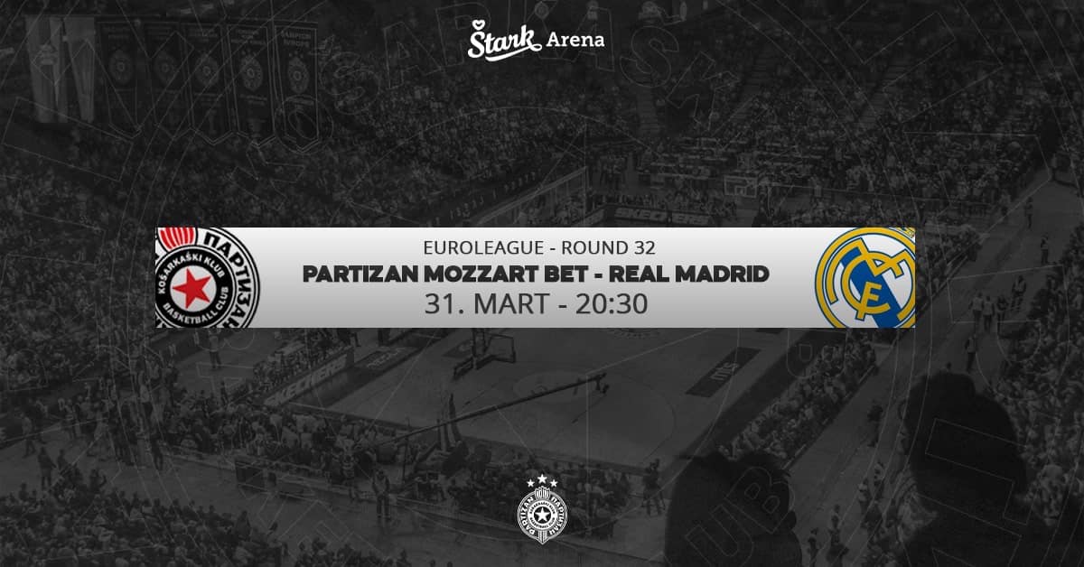 KK Partizan vs Real Madrid Basket31.03.2023.Štark arena