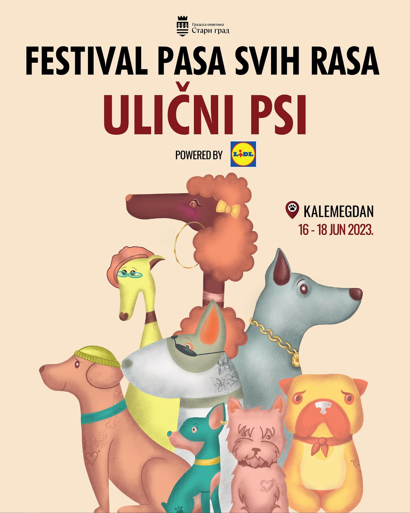 Ulični psi festival 16 / 18.06.2023. Kalemegdan