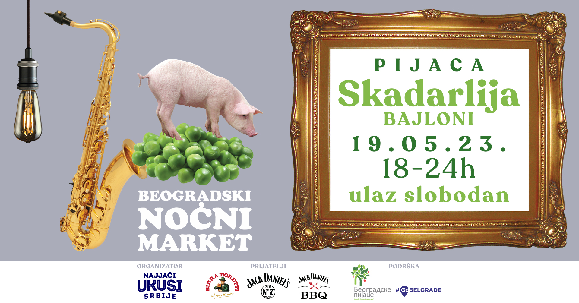 Beogradski Noćni Market 19.05.2023. Pijaca Skadarlija (Bajloni)