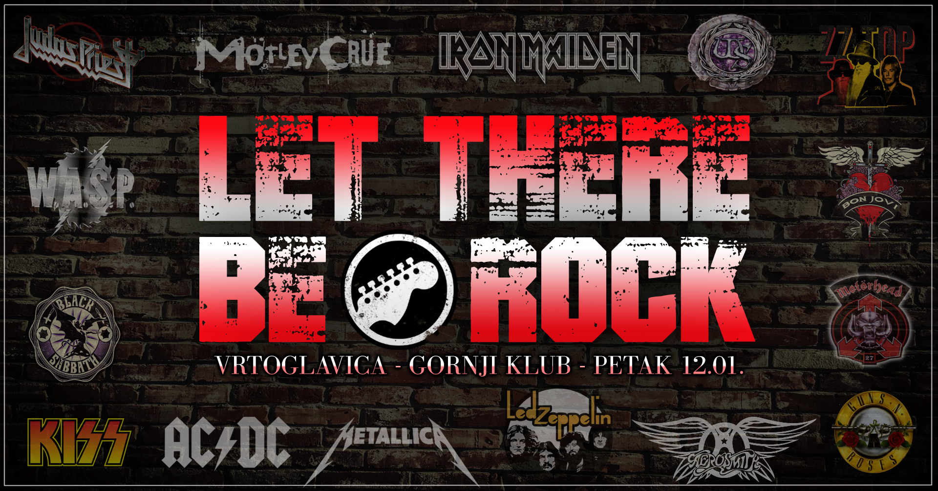 Let There Be Rock 12.01.2024. Klub Vrtoglavica