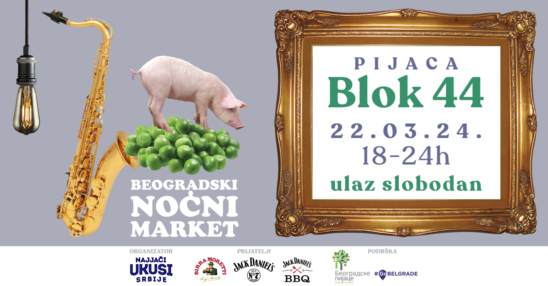 Beogradskih Noćnih Marketa 22.03.2024.Blok 44