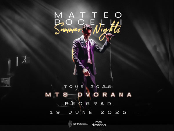 Matteo Bocelli 19.06.2025. MTS Dvorana