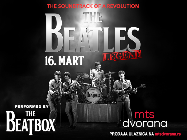 The Beatles Tribute bend – THE BEATBOX 16.03.2025. MTS Dvorana