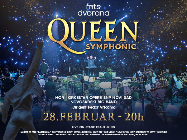 QUEEN SYMPHONIC 28.02.2025. MTS Dvorana