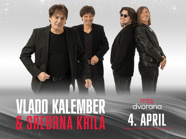 VLADO KALEMBER & SREBRNA KRILA 04.04.2025. MTS Dvorana