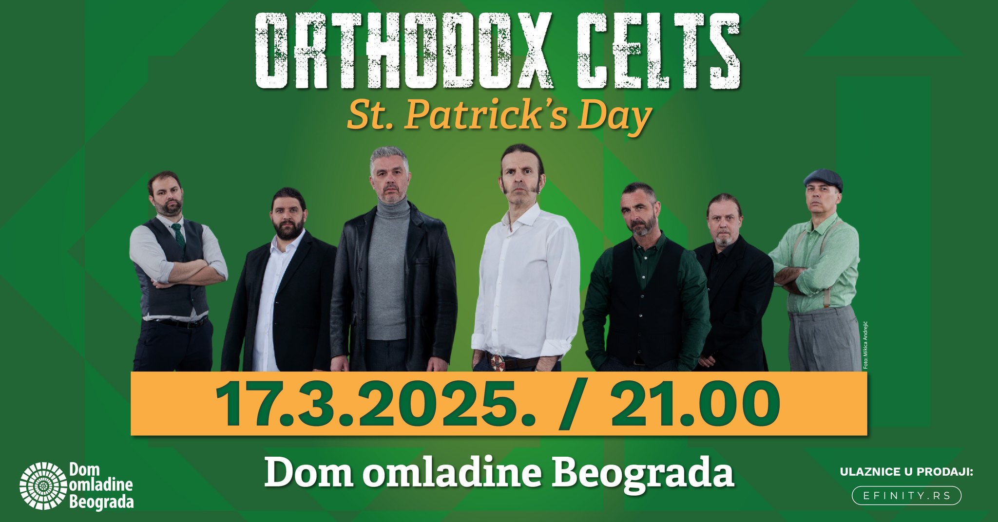 Orthodox Celts 17.03.2025. Dom omladine